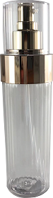 Acryl-Runde Lotionflasche mit Kristallform 200ml - CP-200